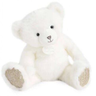 OURS COLLECTION 37 cm - Blanc poudré