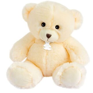 Ours en Peluche Beige crème – 30 cm
