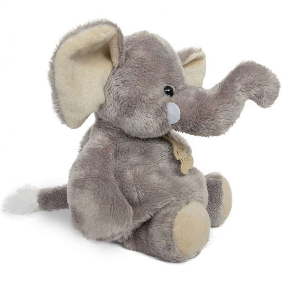 Peluche Eléphant Gris – 23 cm-1