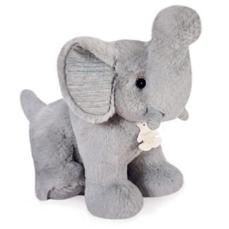 Peluche éléphant Gris – Preppy Chics – 35 cm