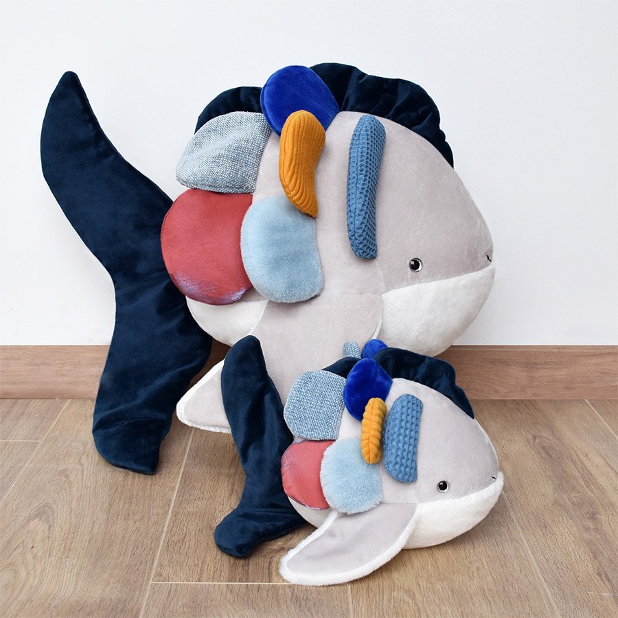 Peluche Poisson Arc-en-ciel – 25 cm