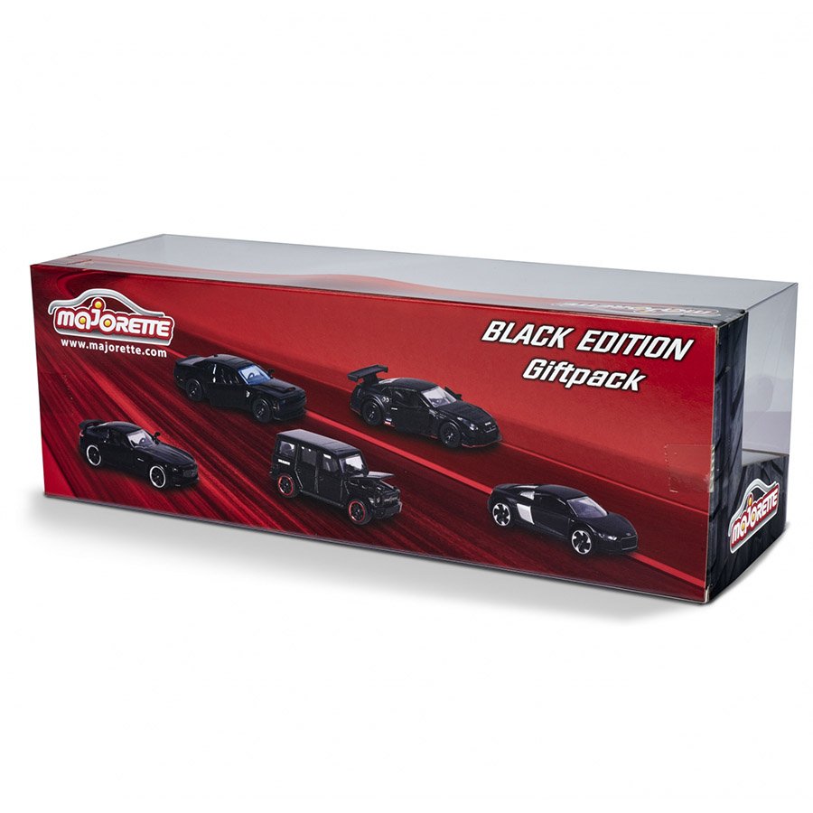 MAJORETTE – BLACK EDITION 5 PIECES GIFTPACK