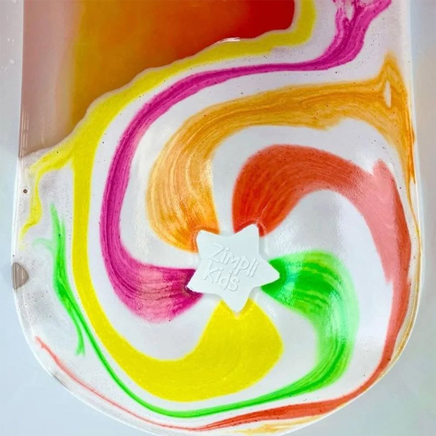 ZIMPLI KIDS – BAFF BOMB WHITE MOON RAINBOW EFFECT