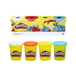 Play-Doh 4 Pots De Pâte A Modeler Couleurs classiques 112 G Chacun - 3