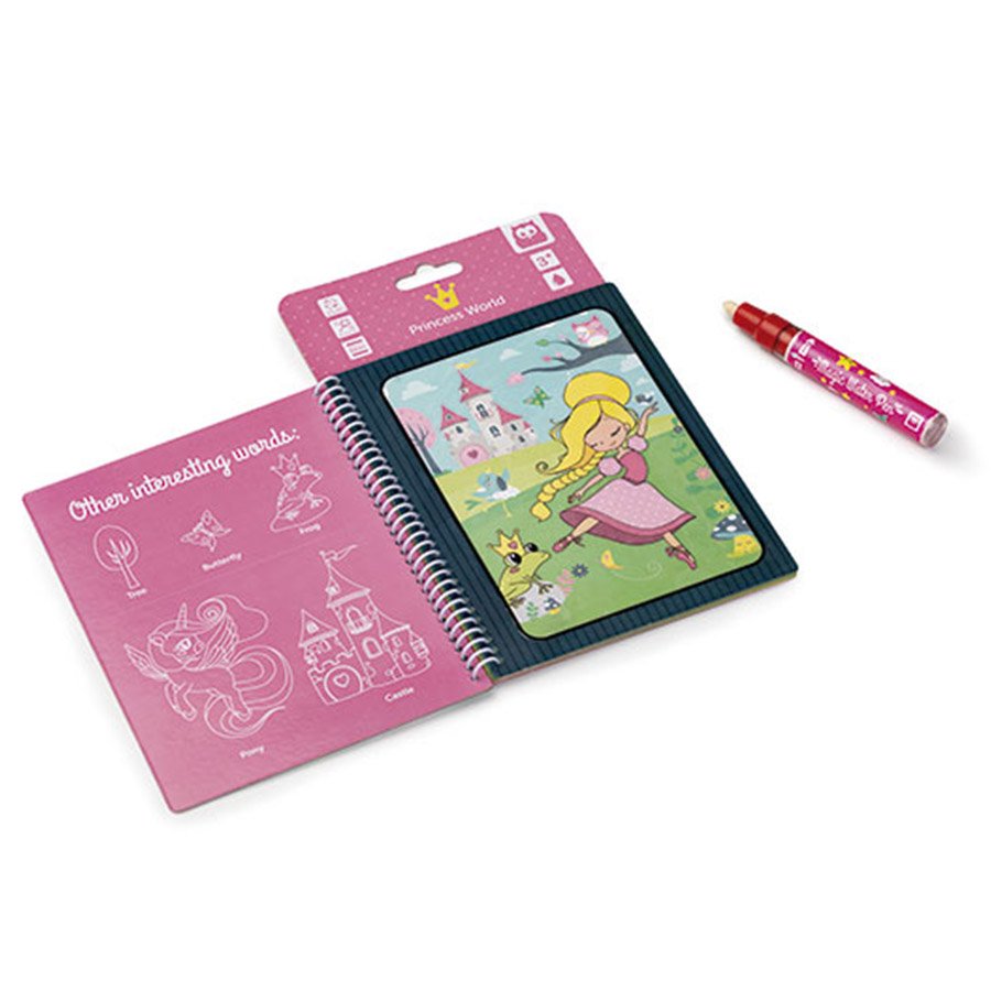 Cahier à colorier à l’eau Princesses-1