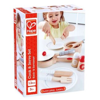 Hape – Set complet ustensiles en bois-1