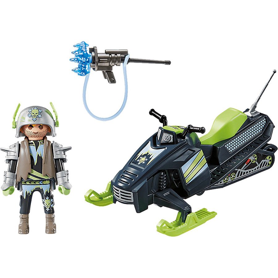 Playmobil Rebelle Arctique et Scooter des neiges-2