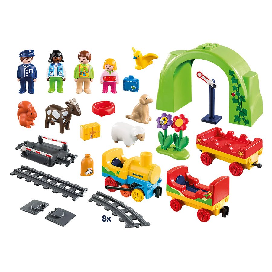 Train avec passagers et circuit-2