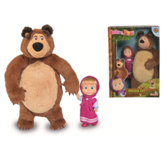 SIMBA - Peluche Ourson Michka + Masha