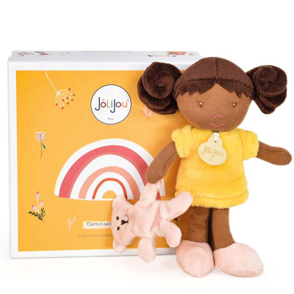 Ma première poupée douce Jaune – Mlle Vanille – 21 cm-1