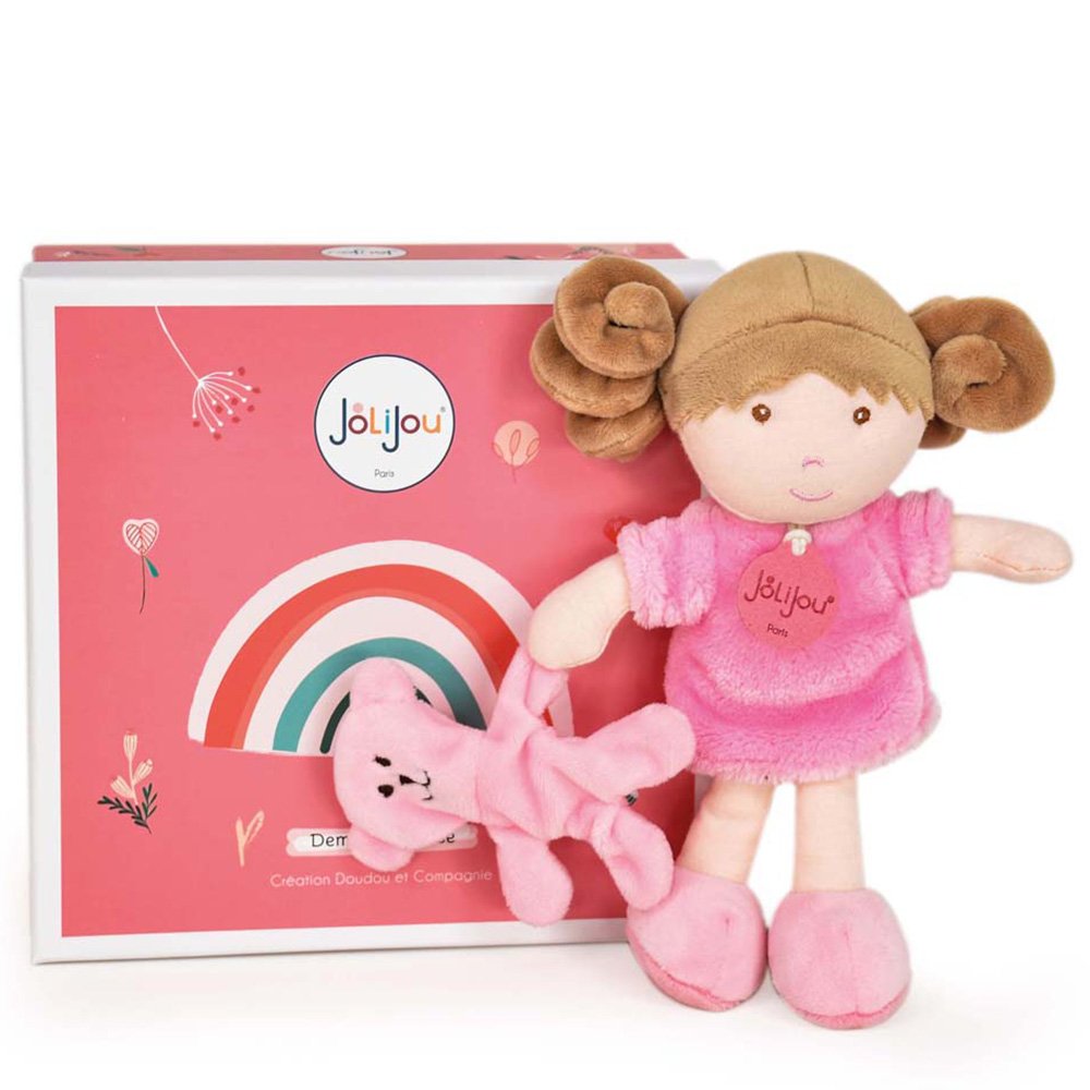 Ma première poupée douce rose – Mlle Rose – 21 cm-1
