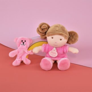Ma première poupée douce rose – Mlle Rose – 21 cm