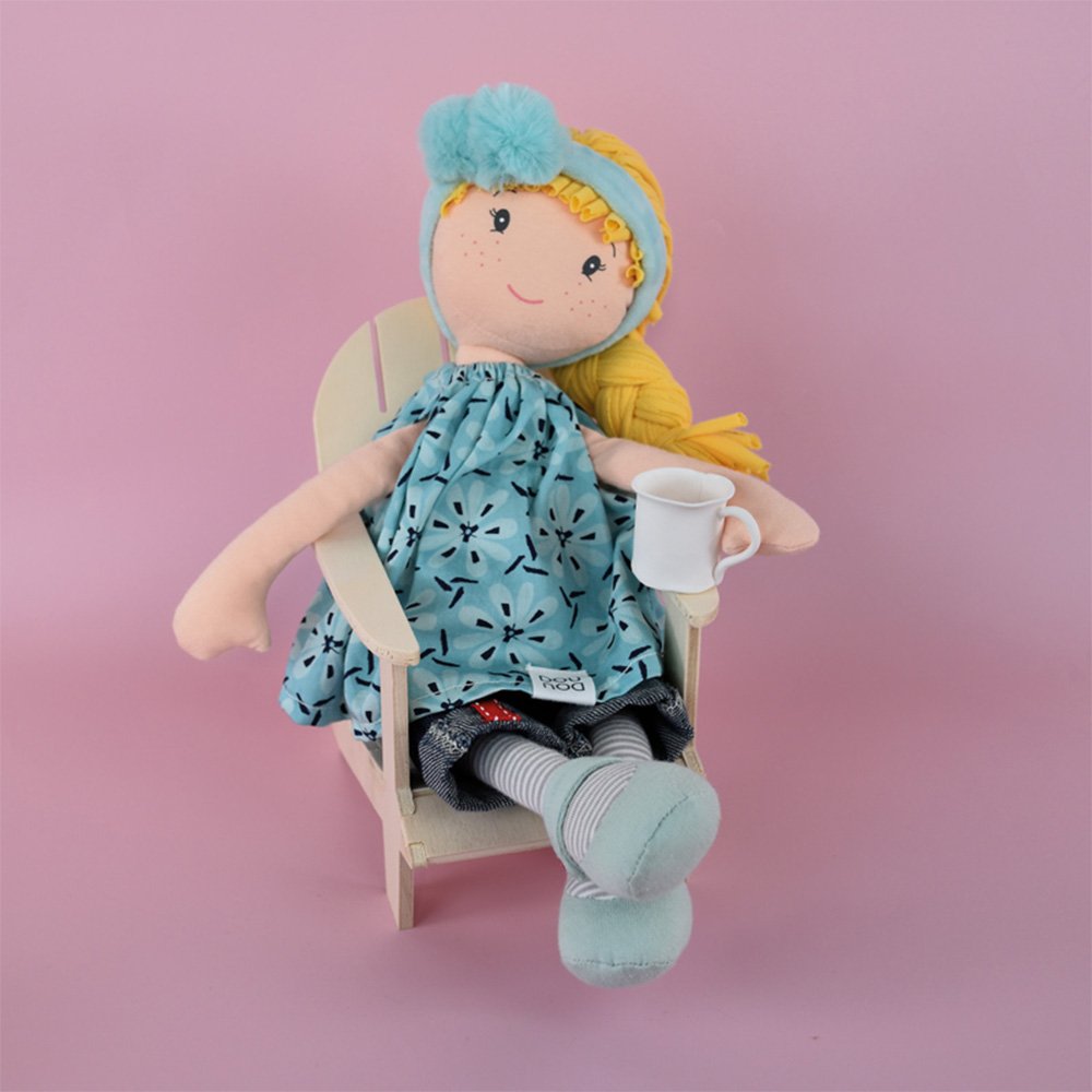 Poupée de chiffon – Les Canailles de Doudou – Evy – 36 cm