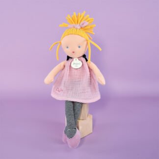 Poupée de chiffon- Les Doucettes – Inès – 30 cm