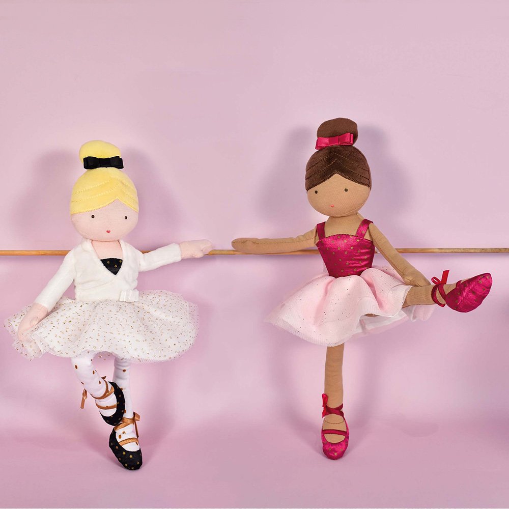 Poupée en tissu danseuse – Anais, ma petite ballerine – 35 cm-3
