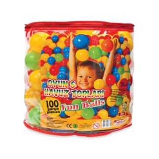 Sac de 100 balles multicolores
