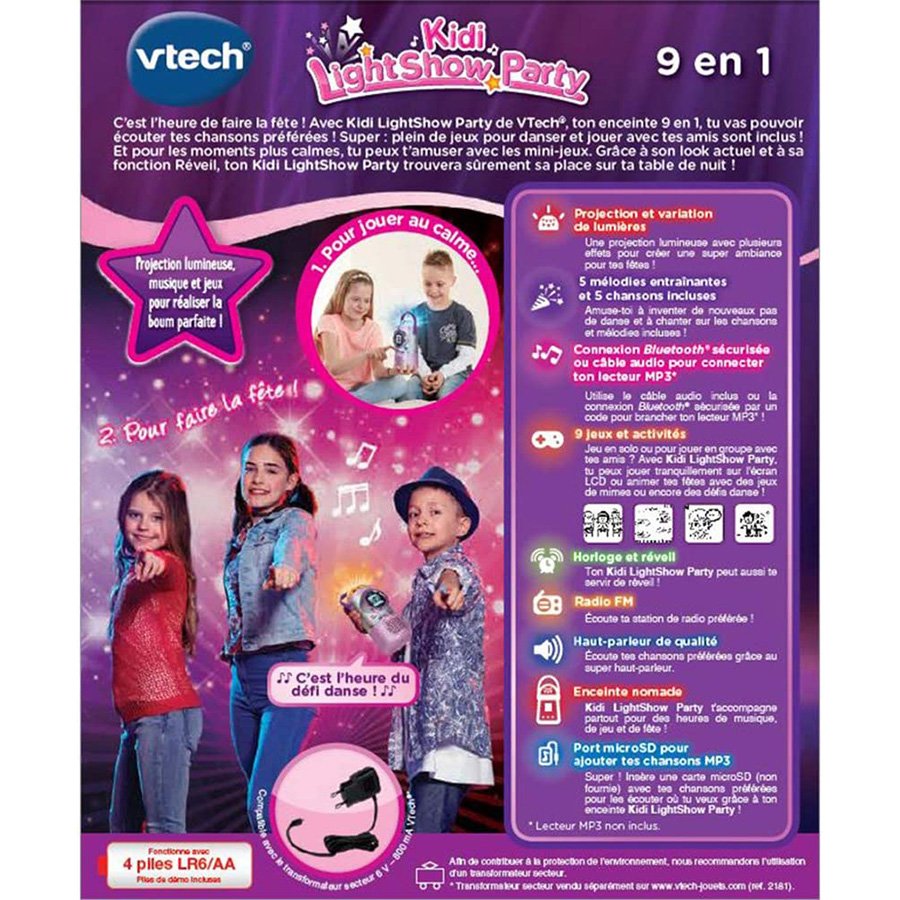Enceinte Bluetooth Kidi Light Show Party