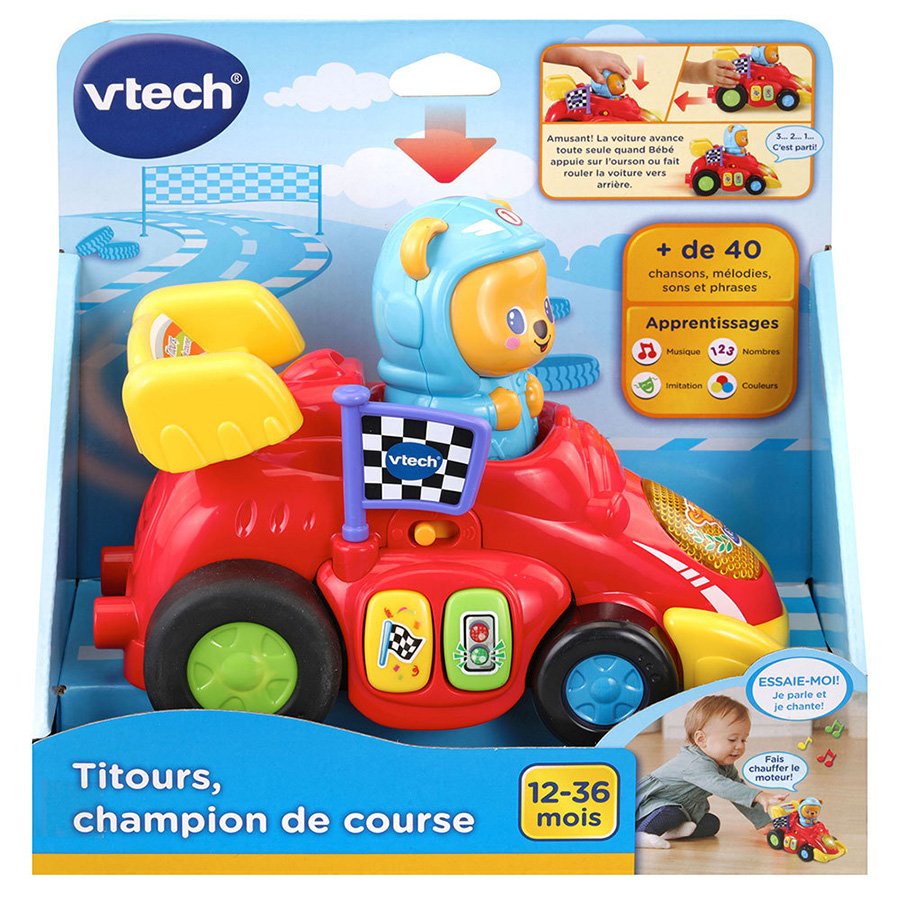 Titours champion de course - jouet roulant