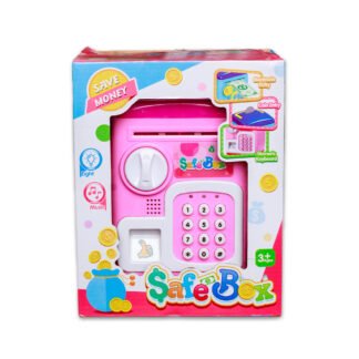 Tirelire électronique - SAFE BOX - money saving mini atm pink