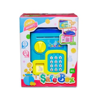 Tirelire électronique - SAFE BOX - money saving mini ATM blue ciel