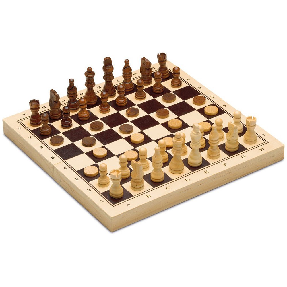 3 jeux en 1 JEU D’ECHECS BACKGAMON DAMES-1