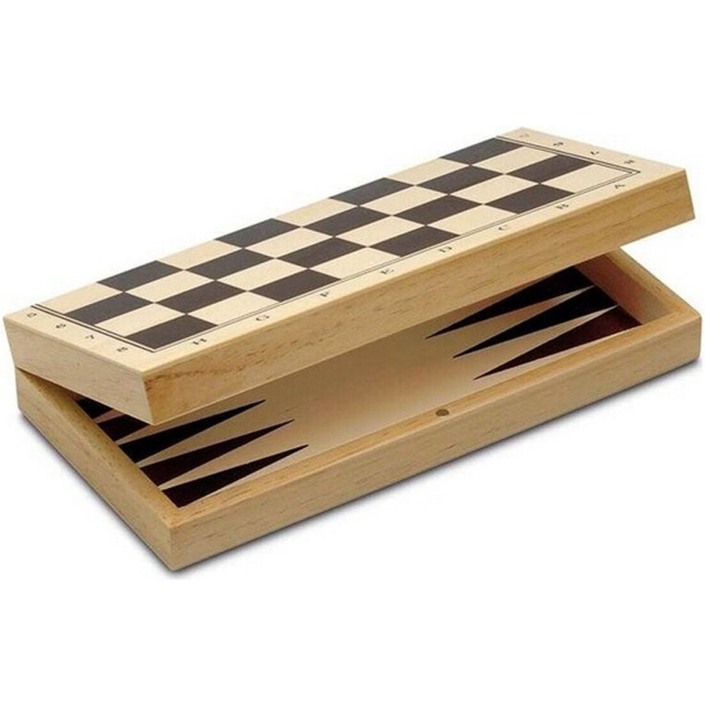 3 jeux en 1 JEU D’ECHECS BACKGAMON DAMES-3