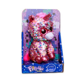 Peluche moonlight licorne rose