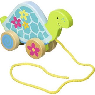 animal a tirer en bois tortue-1