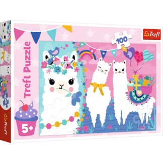 Happy Llamas – Puzzle 100 pièces