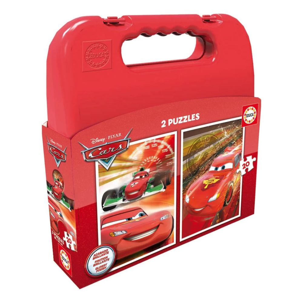 Malette 2X PUZZLE CARS 20 pcs -1