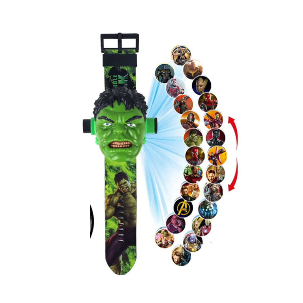Montre Hulk numérique de projection 3D pour enfant