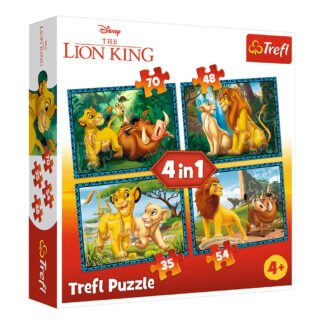 Puzzle 4en1 Le Roi Lion II – 39 pièces