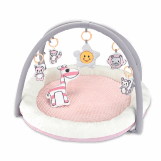 Tapis de jeu avec oreiller Soft touch Giraffe