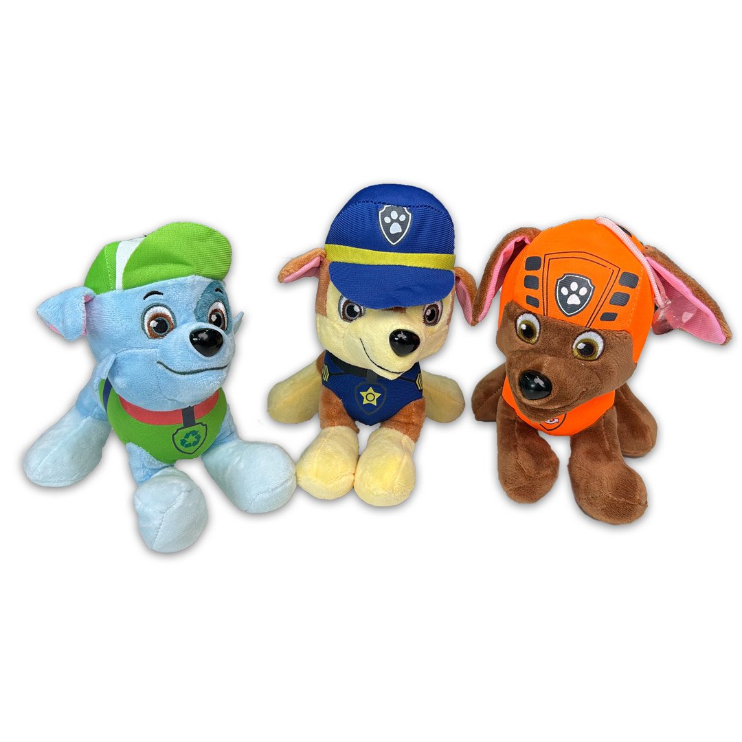 Pat' Patrouille peluche 18cm - modèle aléatoire