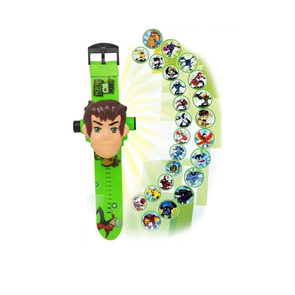 Montre de Ben Ten numérique à projection pour enfant