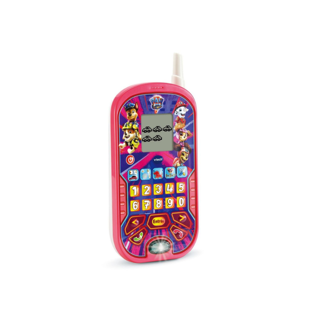 Pat Patrouille Smartphone Éducatif Rose -2