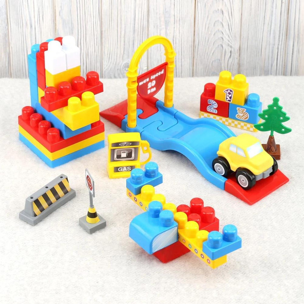 Toddler Play Set 50 pièces de Blocs colorés 2