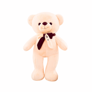 Ours en peluche saumon clair 130cm