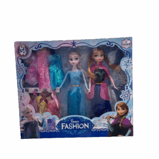 Ensemble 2 poupées Frozen Anna et Elsa
