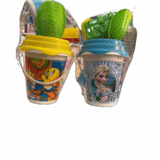 Mini seau de plage avec accessoires