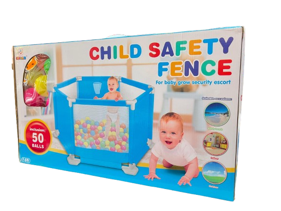 Parc de sécurité pour bébés + 50 balls