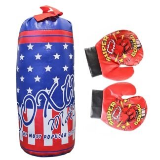sac de boxe avec gants