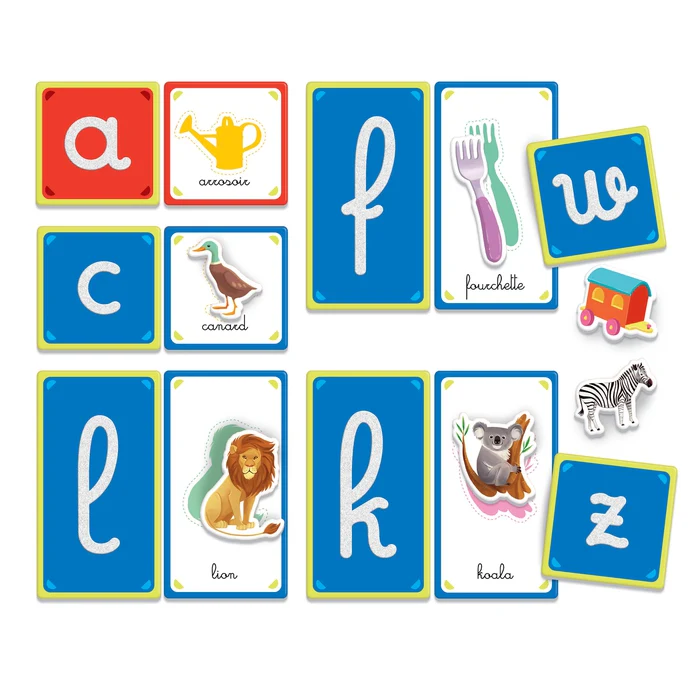 Les lettres tactiles - Montessori - CLEMENTONI