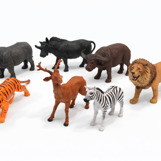 ensemble de figurines d'animaux sauvages